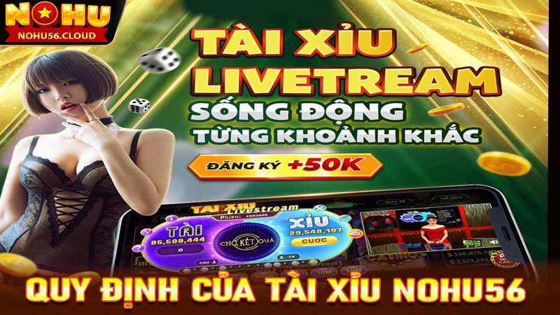 Quy định của sảnh game tài xỉu Nohu56 các bet thủ cần nắm được